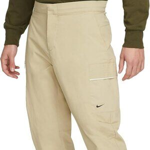 Nike Style Essentials Utility Pants Men's 28 Tan Cargo Joggers DM6681-250